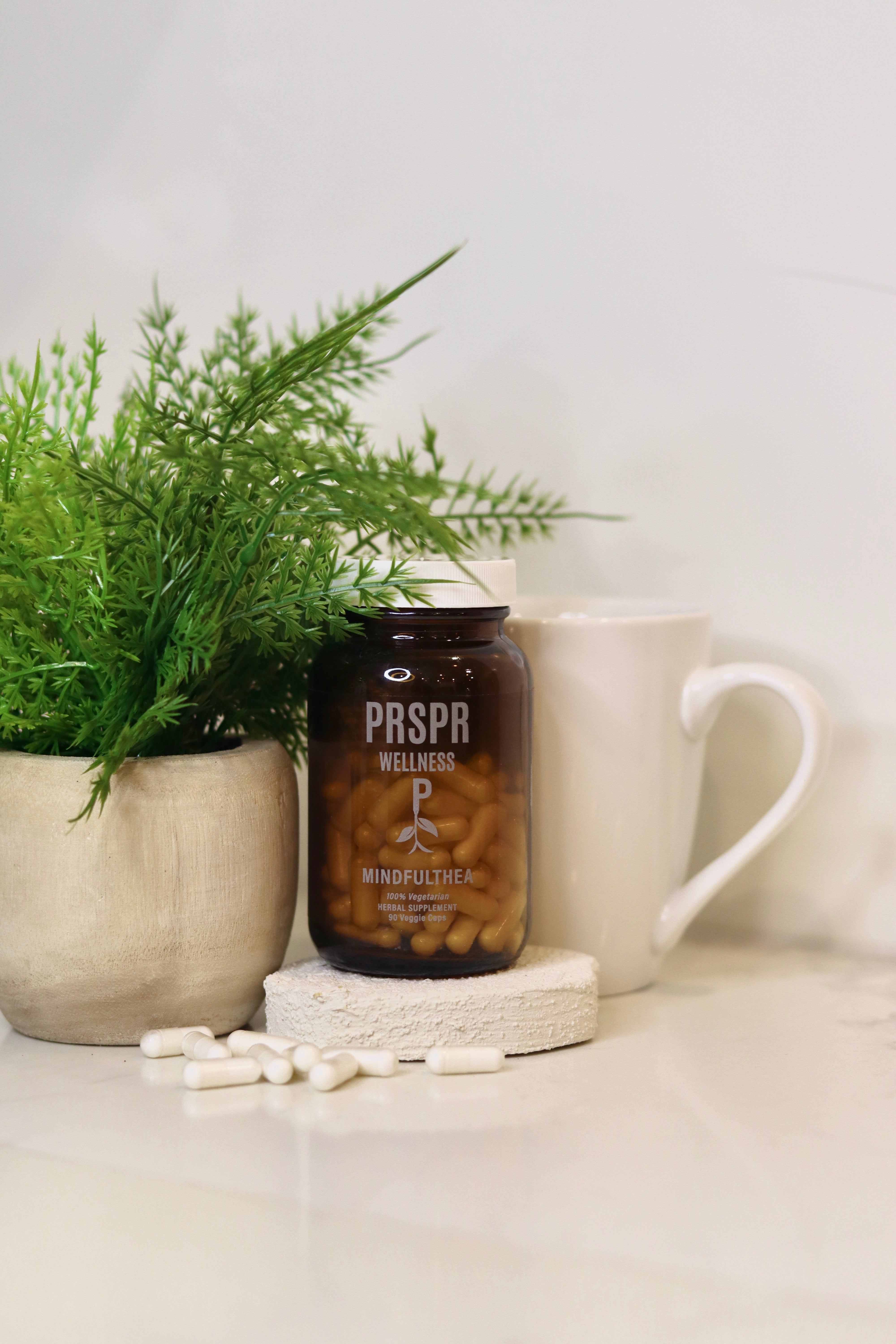 Three brown bottles of methyl B complex dietary supplement.