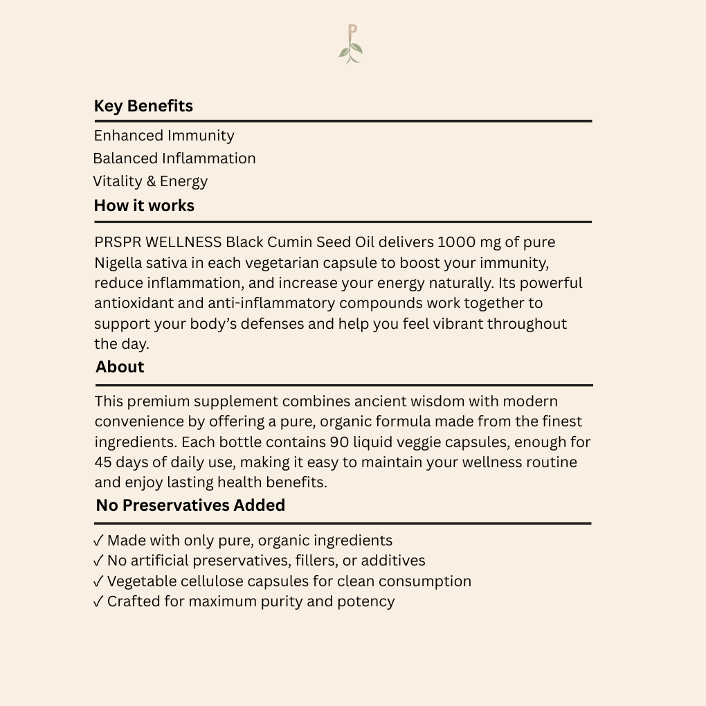 Black Seed oil (90 Cap)