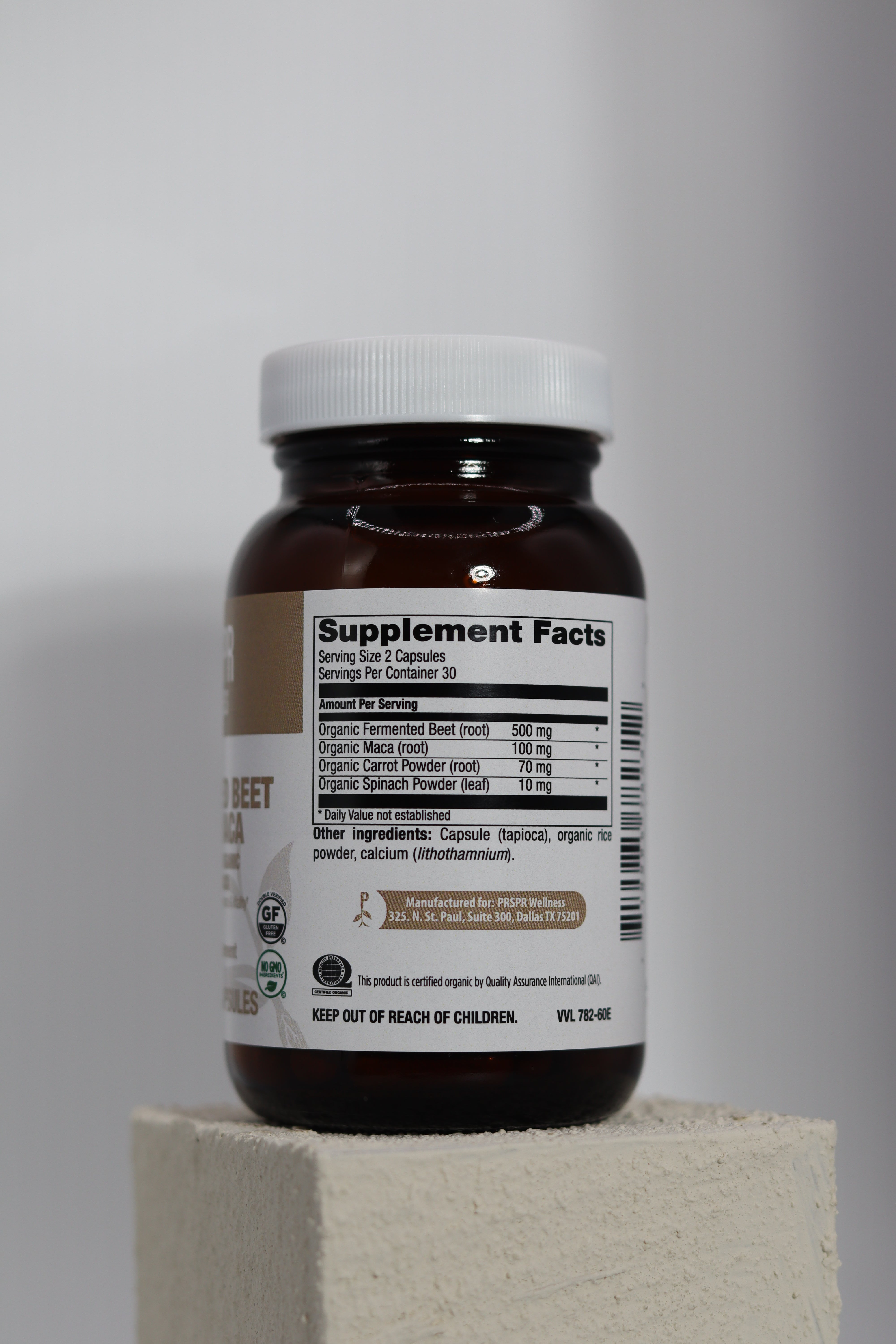Fermented Beet and Maca 60 capsules