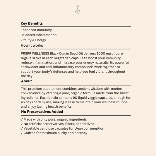 Black Seed oil (90 Cap)