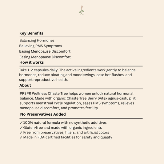 Chaste Tree (PMS Relief)