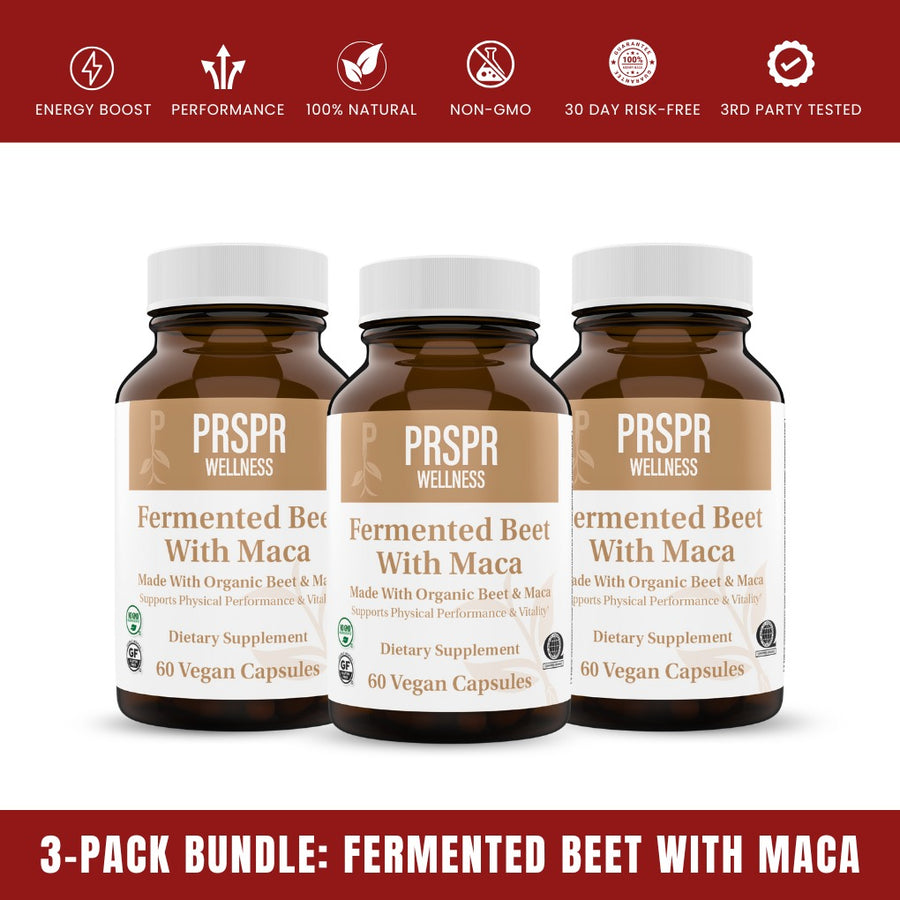 Fermented Beet Root & Maca 3 Pack Bundle