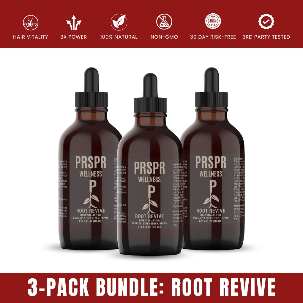 Root Revive Hair Oil 3 Pack Bundle