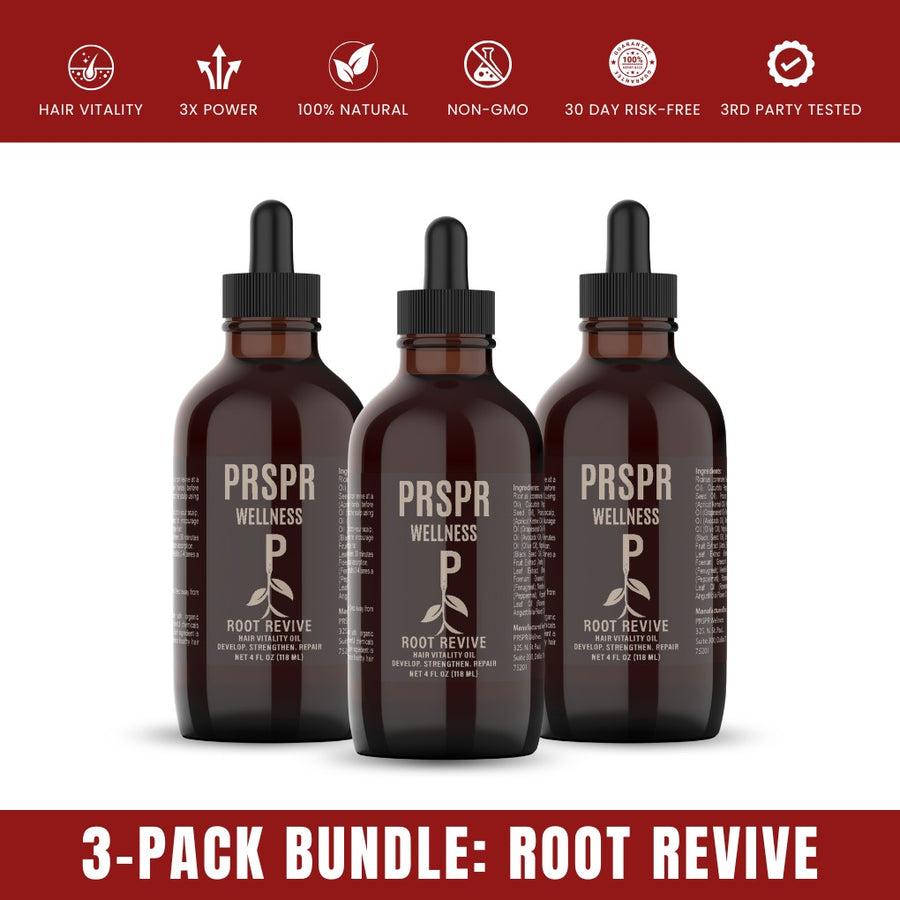 Root Revive Hair Oil 3 Pack Bundle