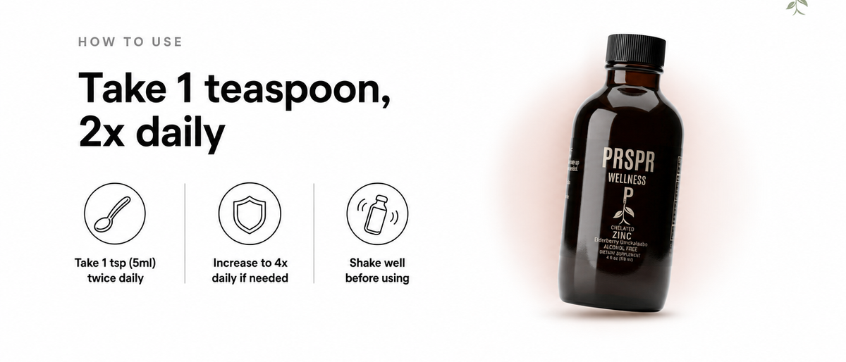 How to Use — Elderberry w/ Zinc