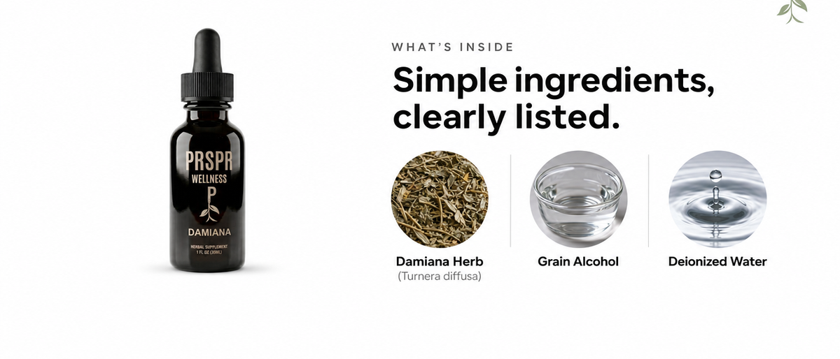 What's Inside — Damiana