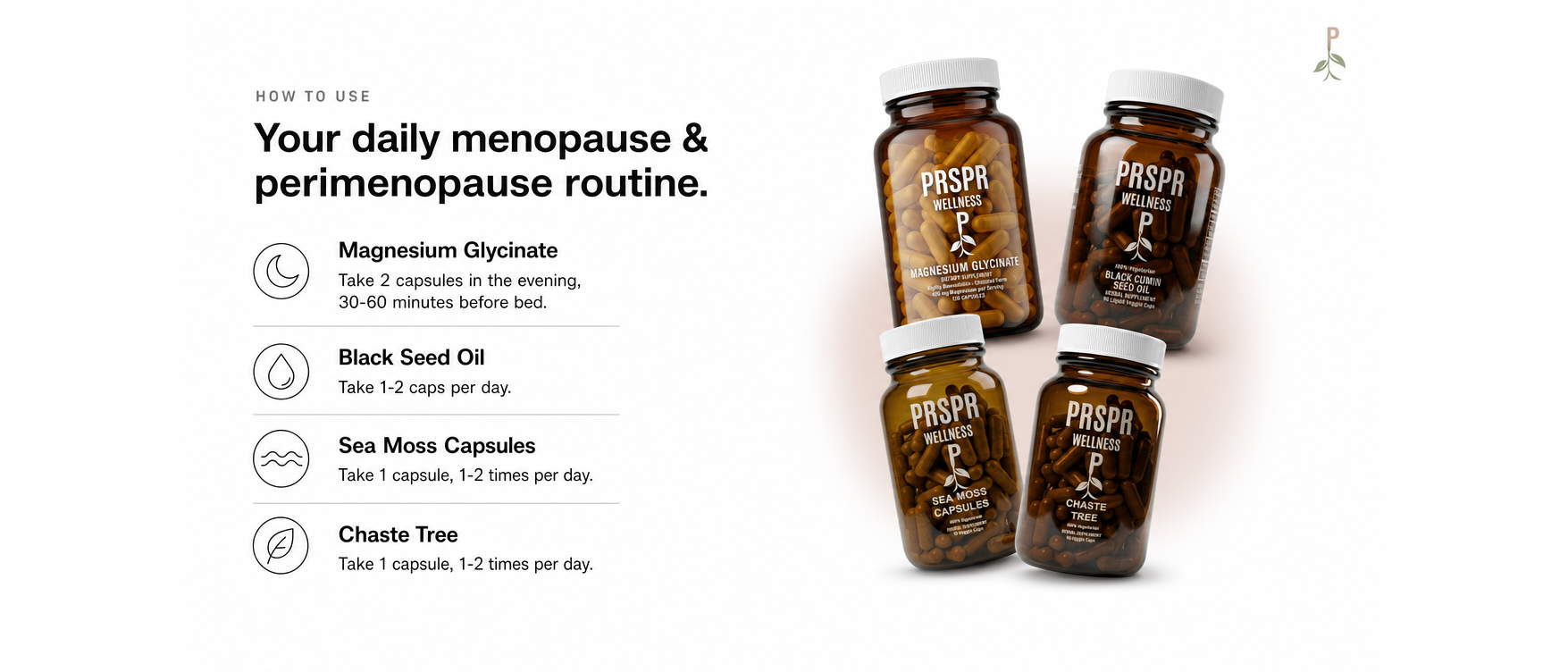 How to Use — Menopause & Perimenopause Bundle