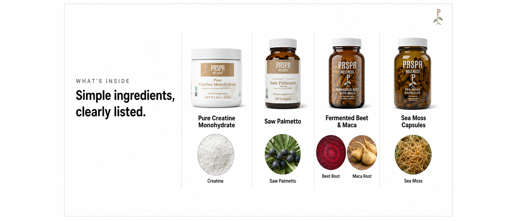 What's Inside — Men’s Vitality Stack - Men's Essentials