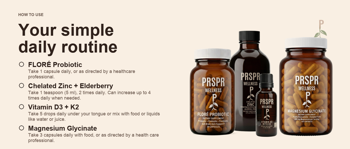 Seasonal Wellness Stack — how to use each included product