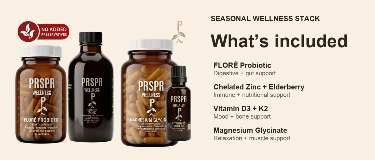 Seasonal Wellness Stack — what is included and each product role
