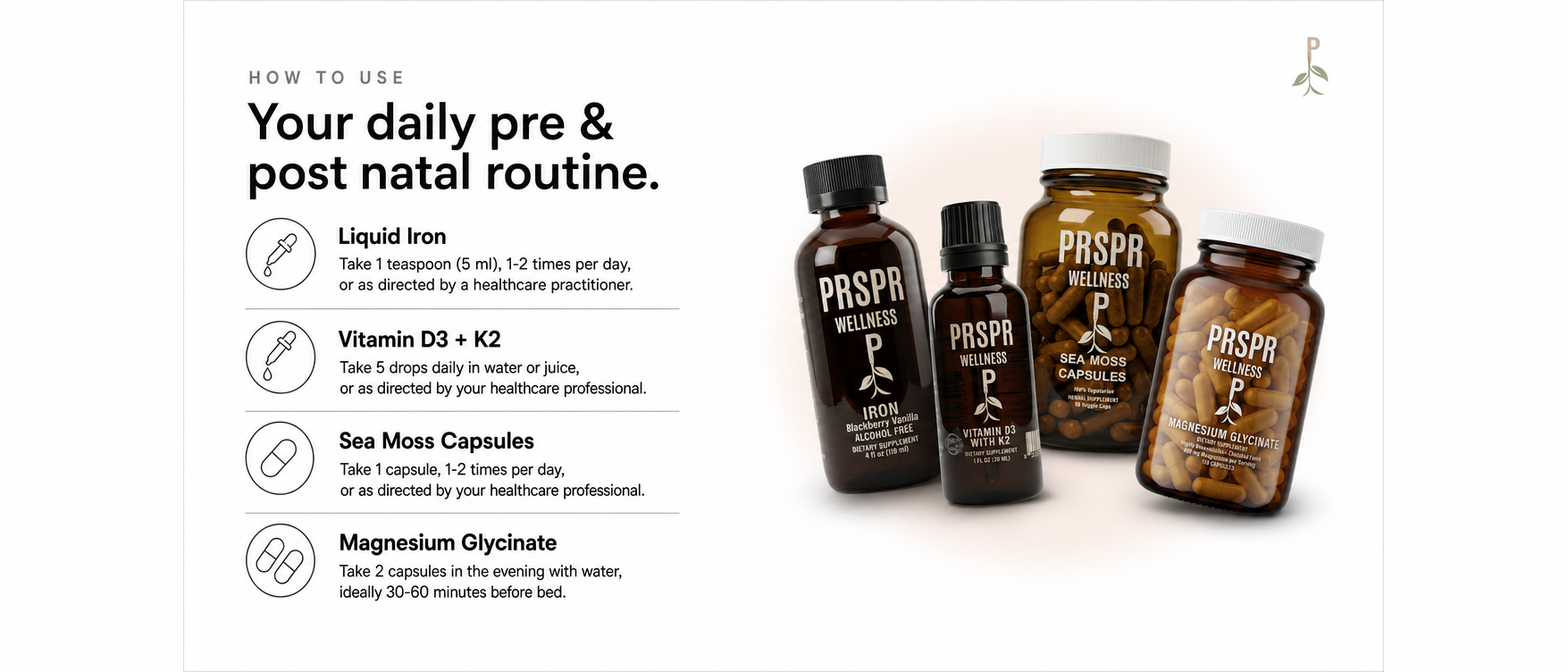 How to Use — Pre & Post Natal Bundle