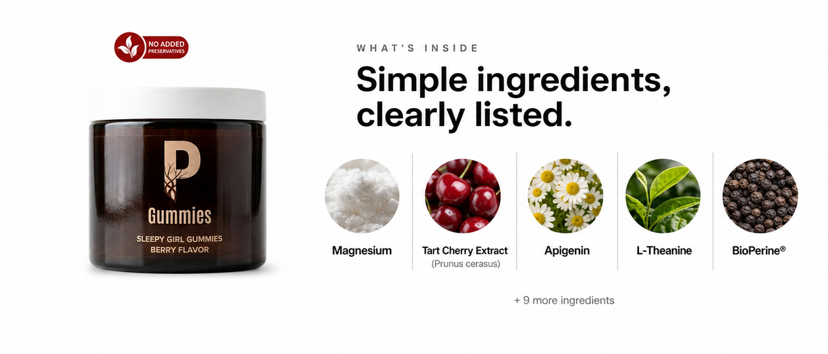 What's Inside — Sleepy Girl Gummies